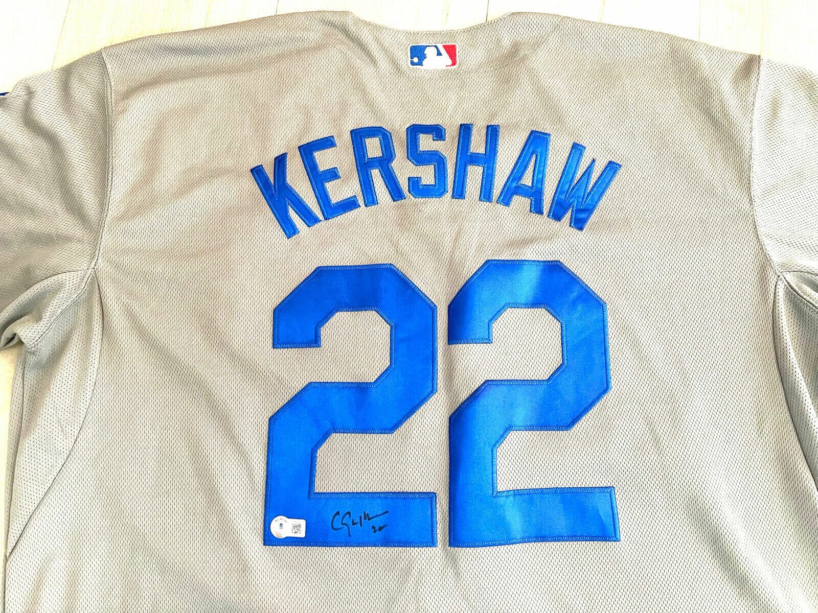 Clayton Kershaw Authentic Autographed Los Angeles Dodgers Jersey