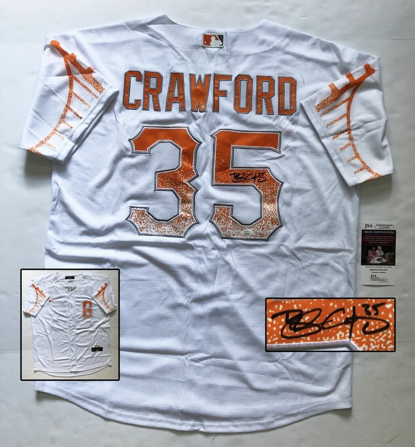 Brandon Crawford Signed Jersey (JSA)