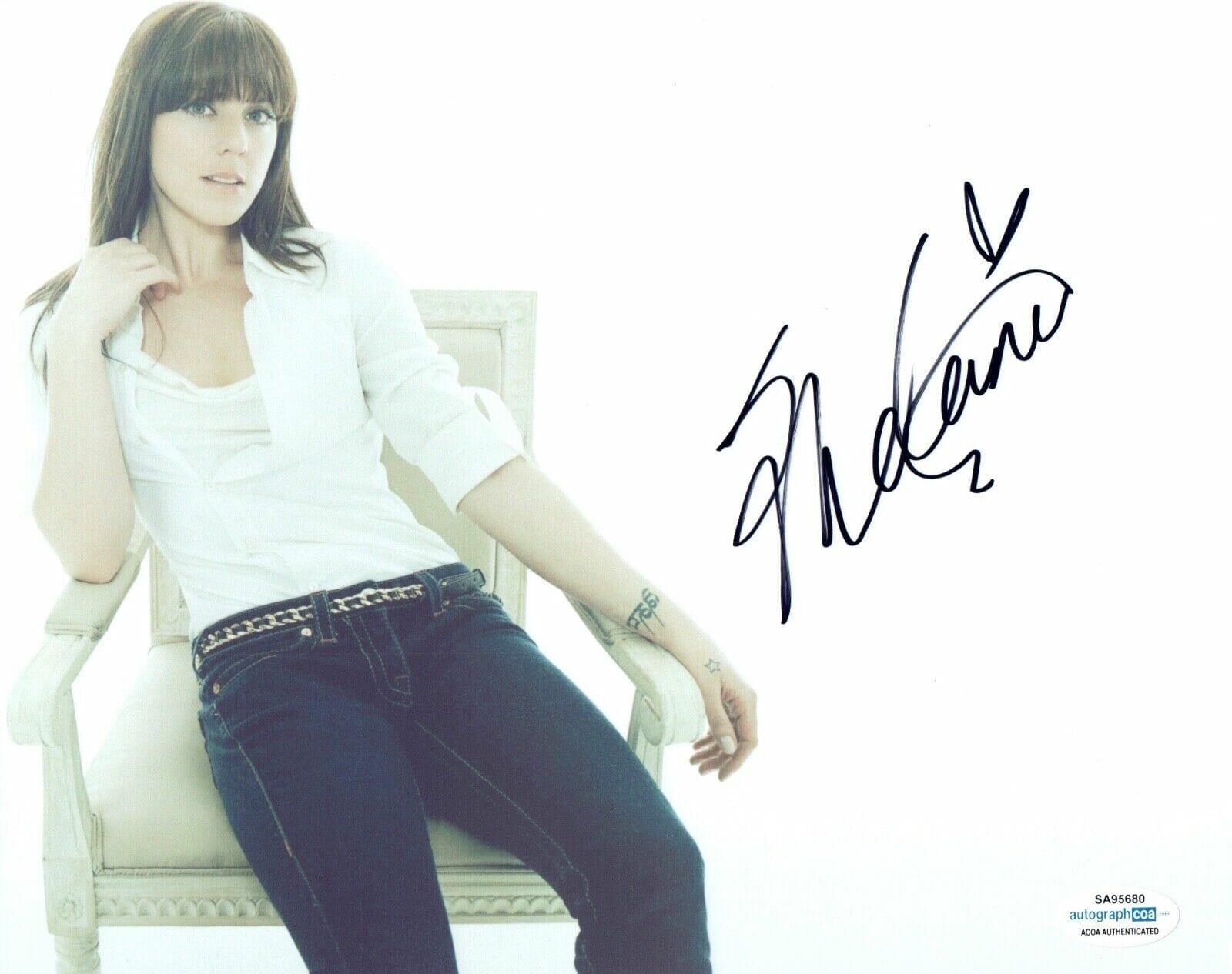 Melanie C Mel Chisholm Signed Autographed 8x10 Photo Sporty Spice Girls