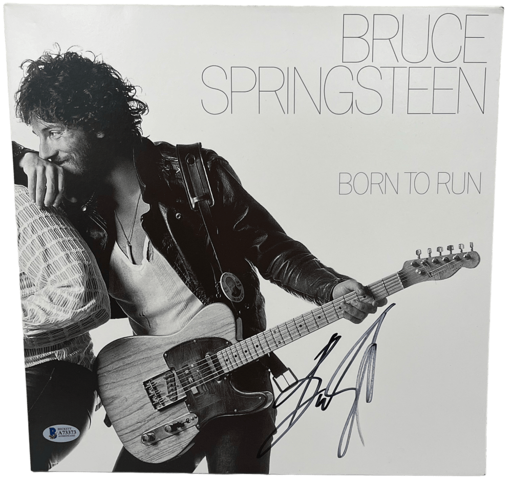 BRUCE SPRINGSTEEN SIGNED BORN TO RUN ALBUM VINYL AUTHENTIC AUTOGRAPH