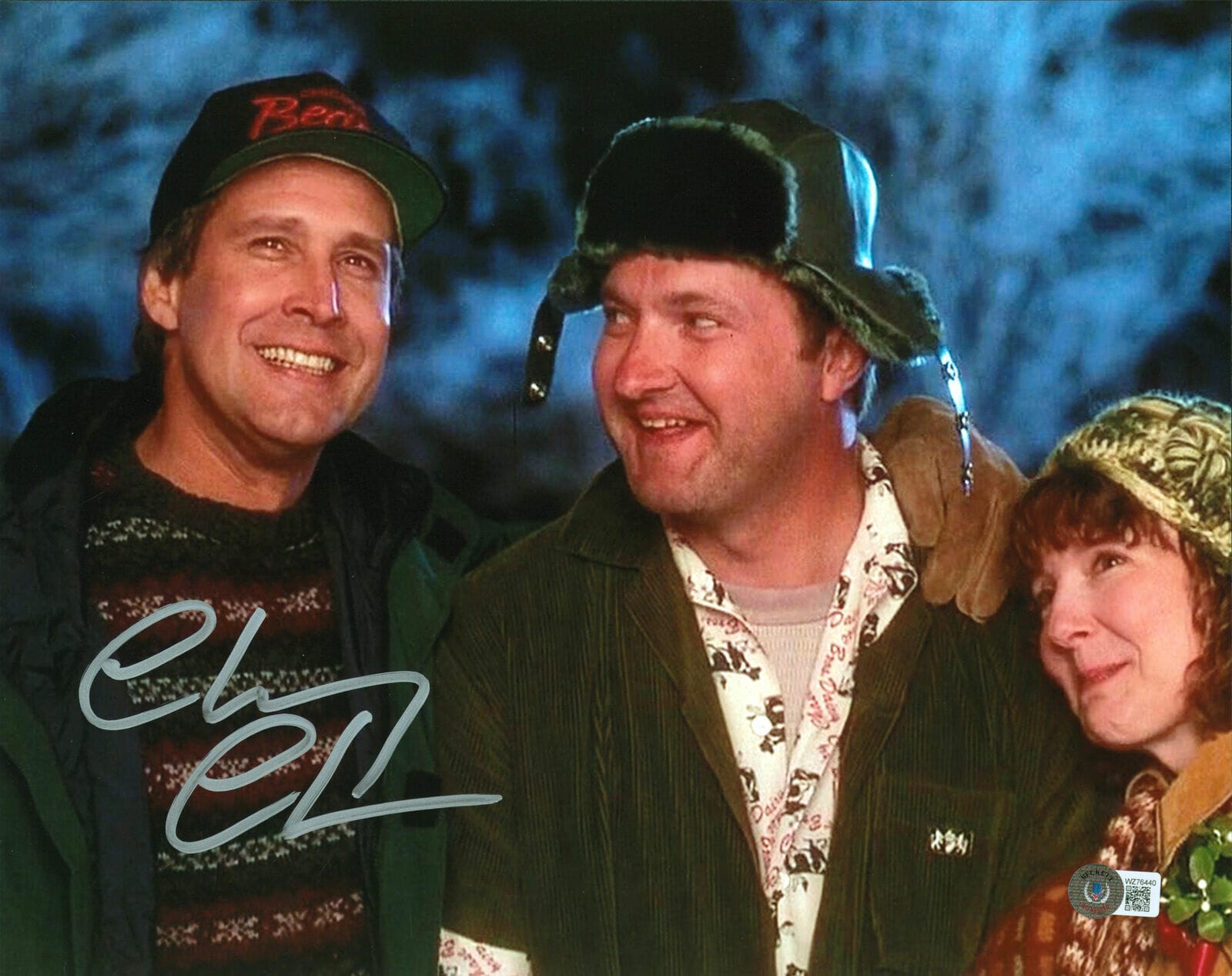 Chevy Chase Christmas Vacation Signed 11x14 Photo w Cousin Eddie