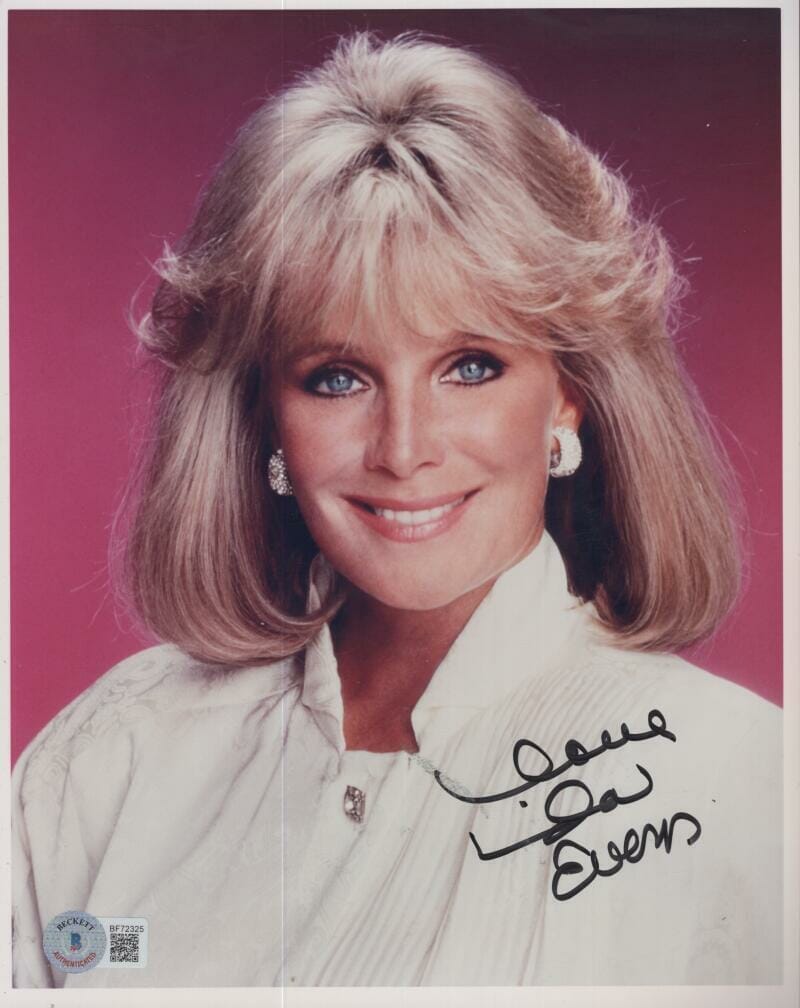 LINDA EVANS FAMOUS ACTRESS SIGNED 8X10 PHOTO BECKETT BF72335 | Autographia