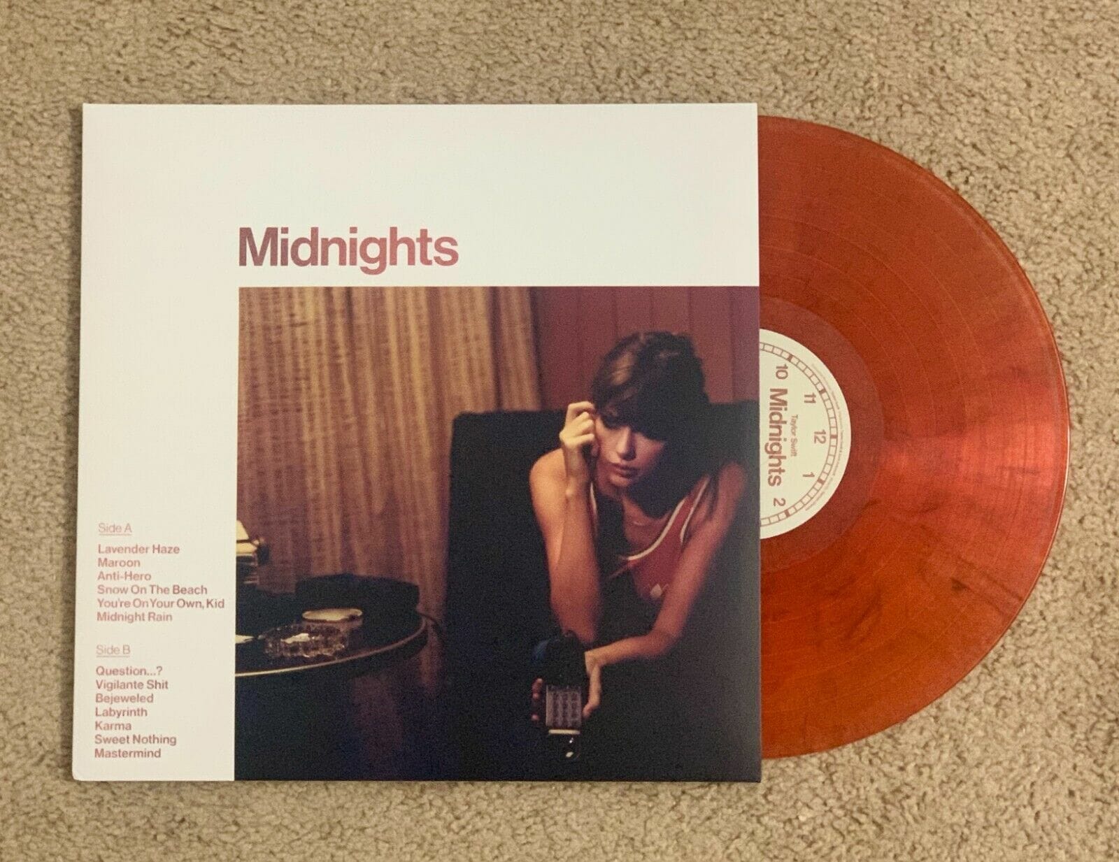 Taylor Swift Midnights Vinyl Blood Moon Edition | Autographia