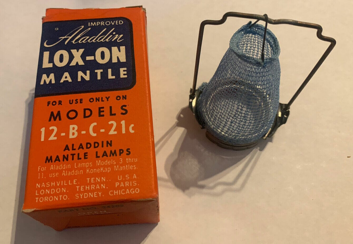 Aladdin Loxon Mantle R-150 For Models 12 B C 21c 23 NOS Box Vintage New ...