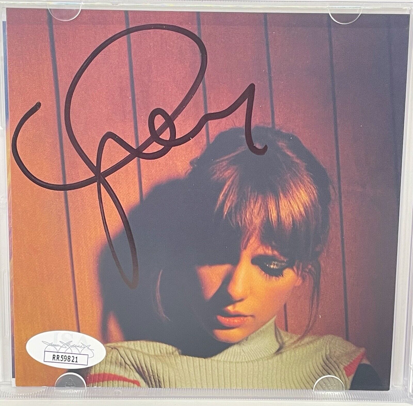 TAYLOR SWIFT Signed Autograph CD Insert "Midnights" Moonstone CD JSA ...