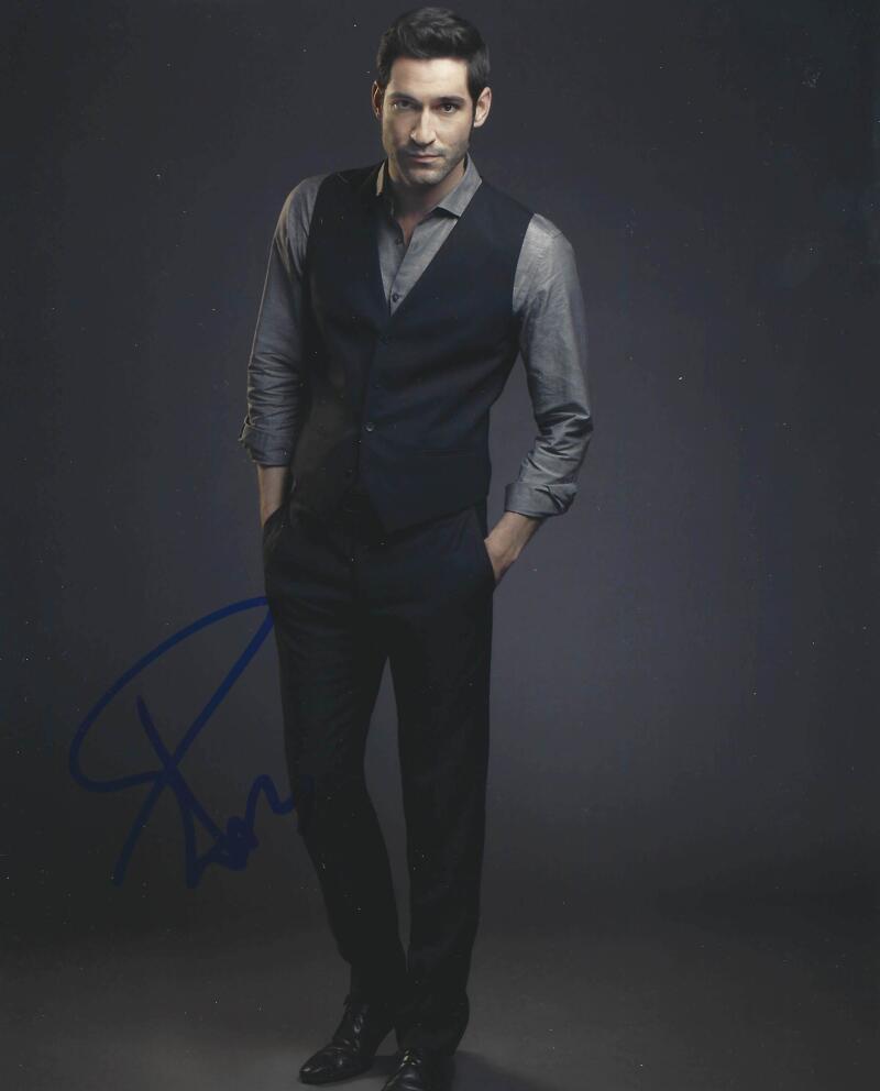 Tom Ellis Signed 8x10 Photo Lucifer Authentic Autograph Autographia