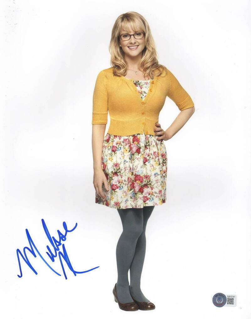 Melissa Rauch Signed 11x14 Photo Big Bang Theory Authentic Autograph Beckett 5 Autographia