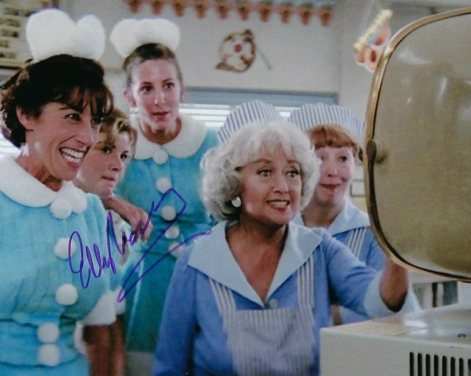 GFA Grease Movie Waitress * ELLEN TRAVOLTA * Signed 8x10 Photo COA Autographia