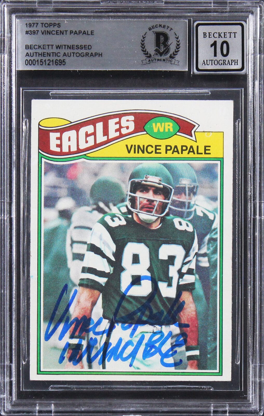 Vince Papale Invincible Framed Signed Jersey Beckett -   in 2023