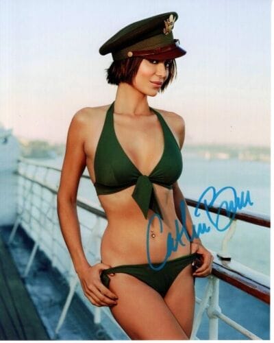 Catherine Bell Signed Autographed 8x10 Sexy Jag Sarah Mackenzie Photo Autographia 