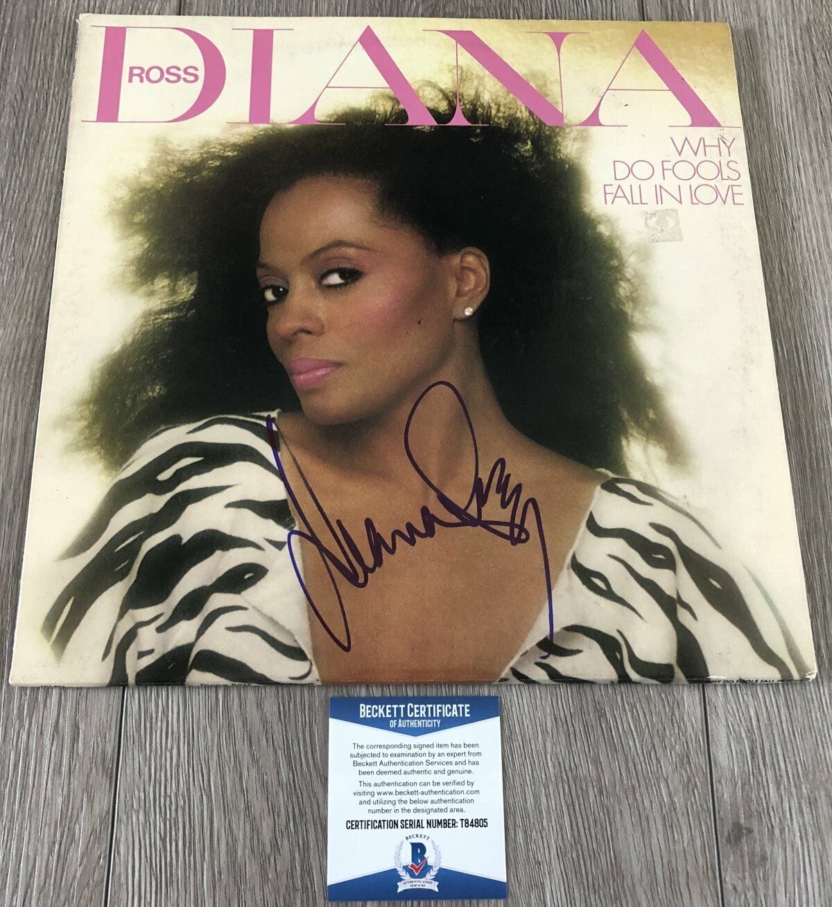 diana-ross-signed-why-do-fools-fall-in-love-album-wexact-proof