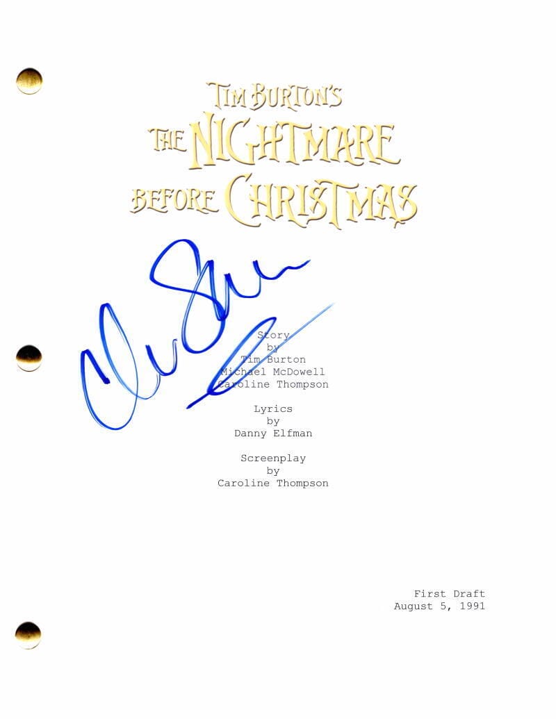 Chris Sarandon Signed Autograph The Nightmare Before Christmas Full Chris Sarandon Signed Autograph The Nightmare Before Christmas Full
