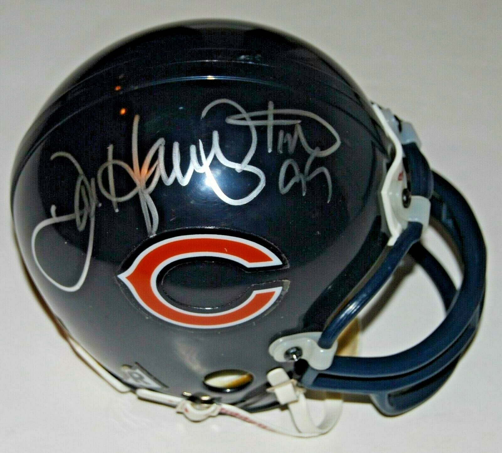 Autographed Dan Hampton Chicago Bears Mini Helmet w/Beckett COA