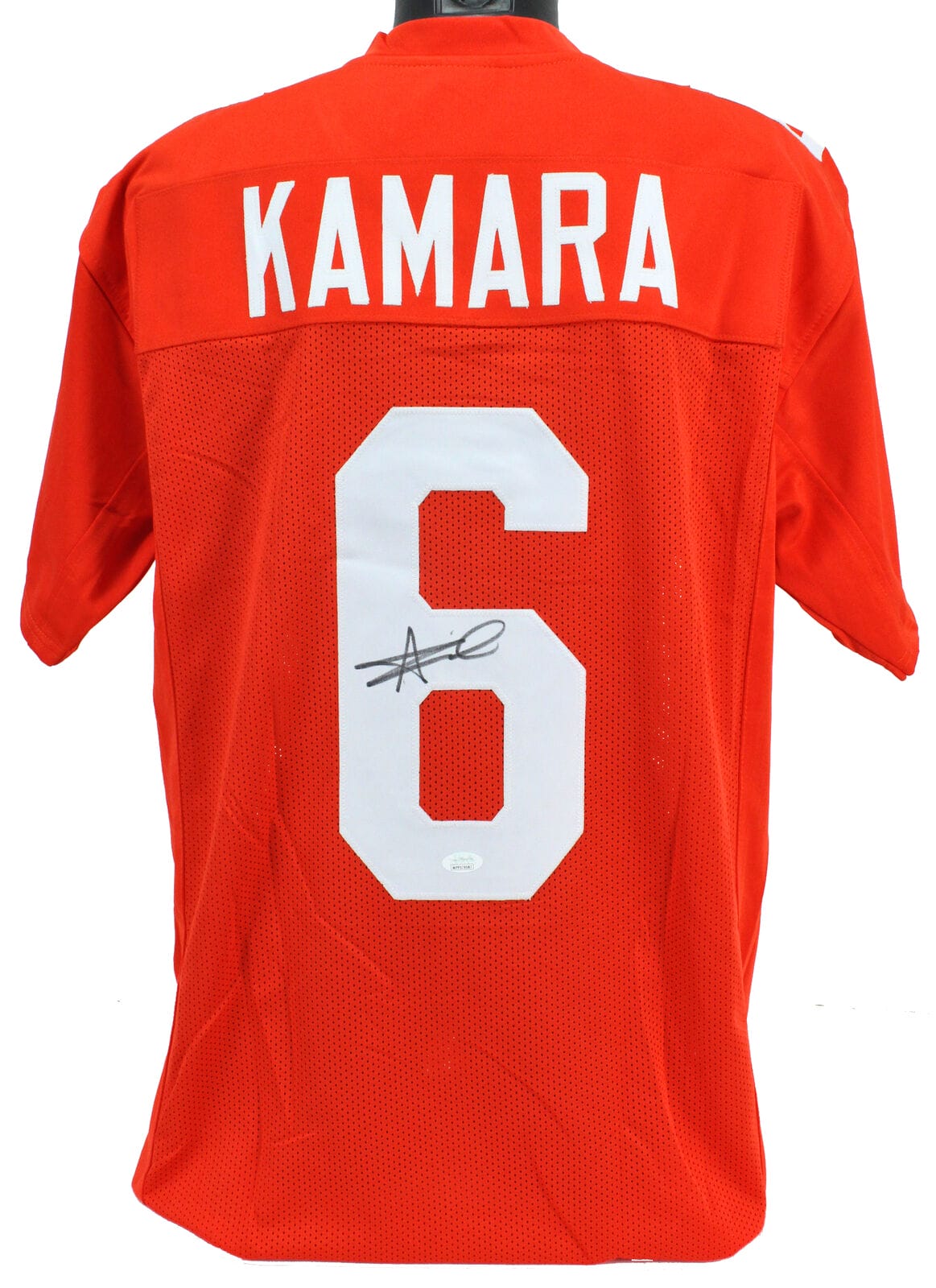 Press Pass Collectibles Tennessee Alvin Kamara Authentic Signed Orange Jersey Autographed JSA Witness