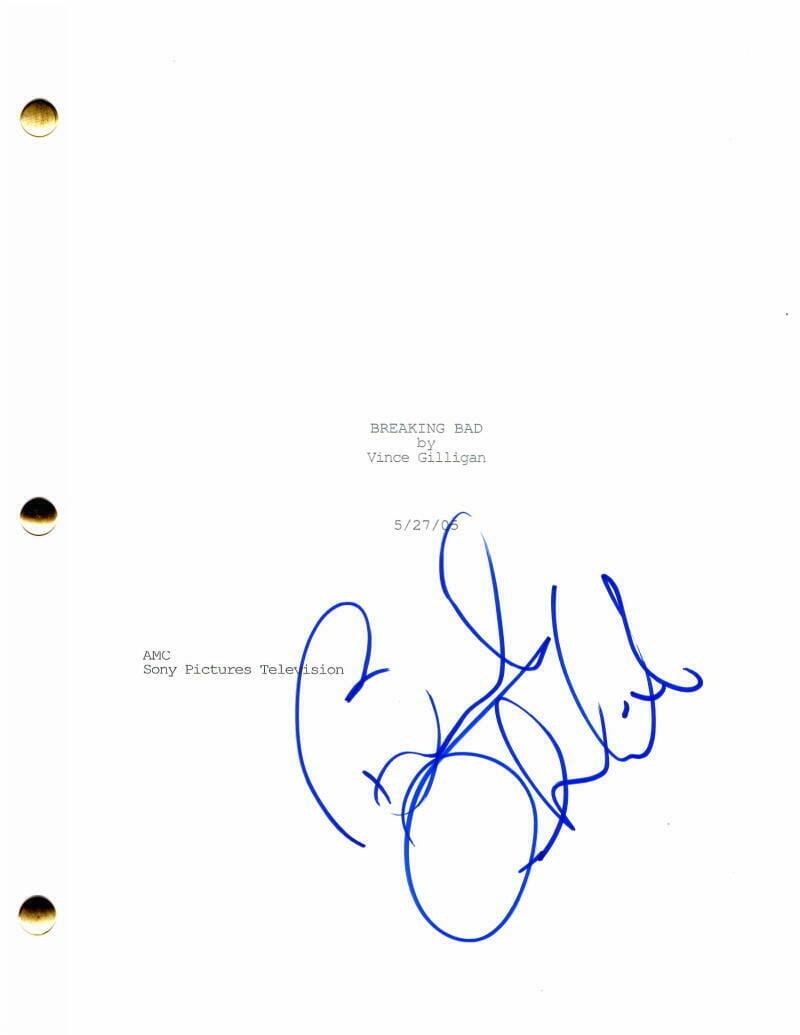 BOB ODENKIRK SIGNED AUTOGRAPH BREAKING BAD FULL PILOT SCRIPT - SAUL ...