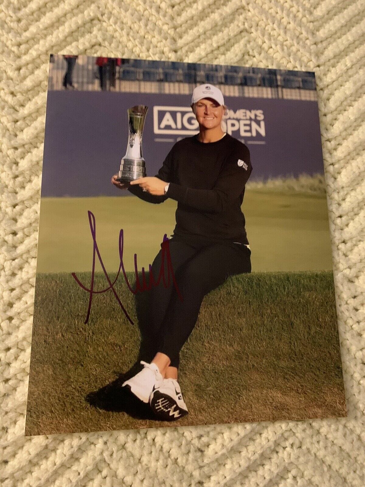 Anna Nordqvist Signed 8 x 10 Photo Lpga Golf Autographed Opens in a new ...