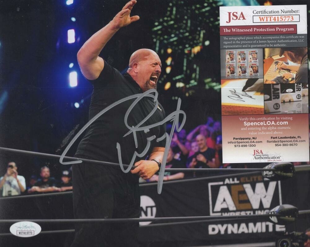 Big Show Aew Wrestler Signed Autographed 8x10 Photo Jsa Wit415773 Autographia 8822