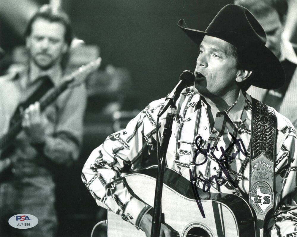 GEORGE STRAIT SIGNED AUTOGRAPH 8x10 PHOTO - THE KING OF COUNTRY VERY ...