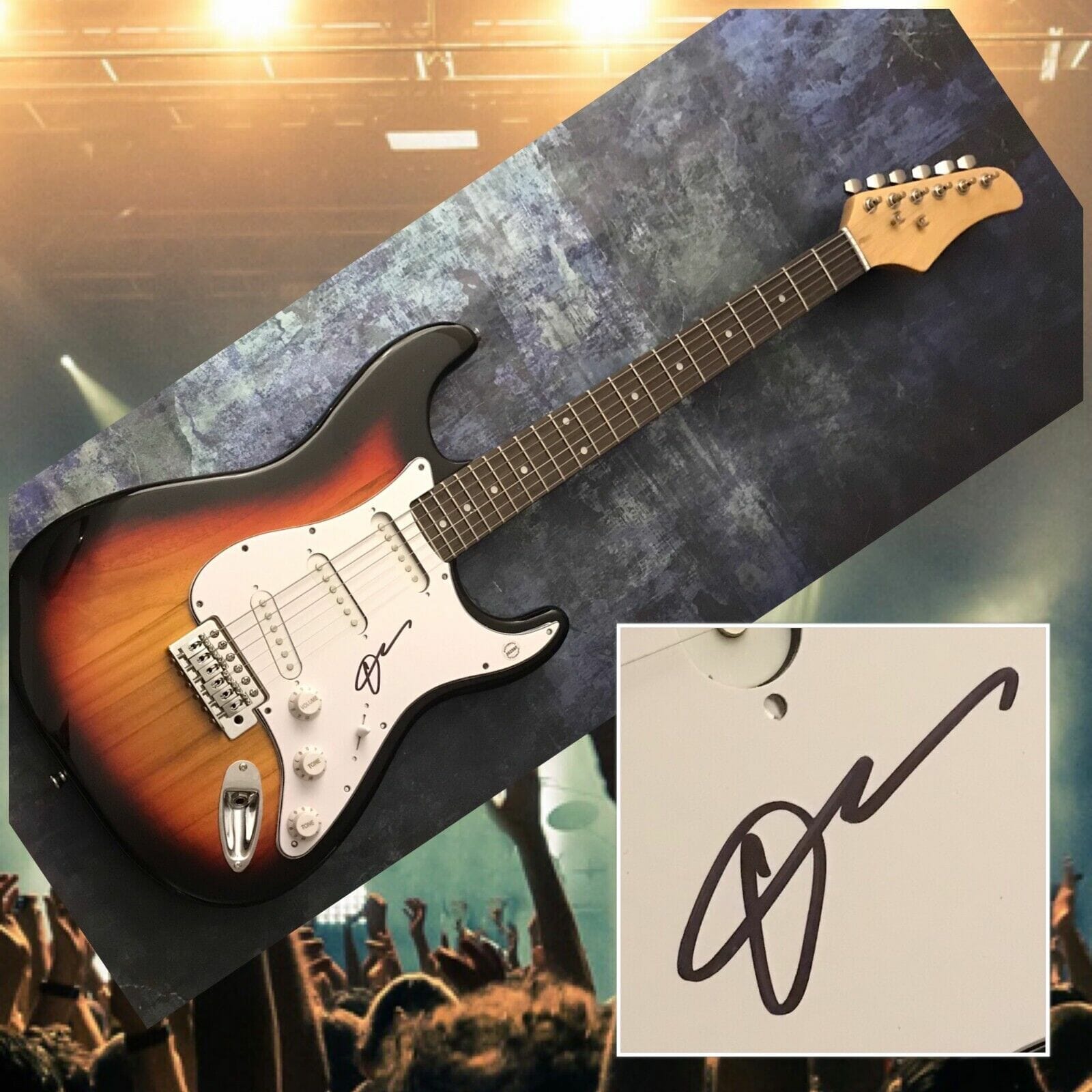 GFA Candlebox Far Behind Star * KEVIN MARTIN * Signed Electric Guitar
