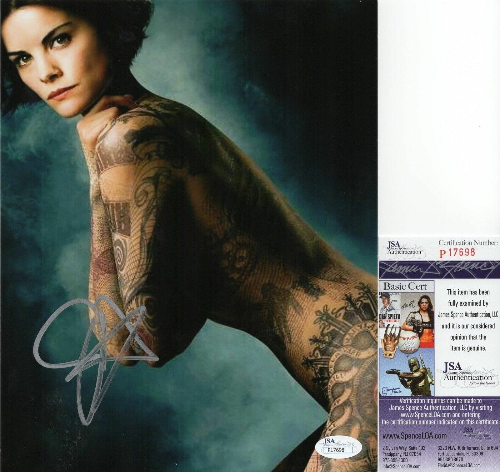 Jaimie Alexander Signed 8x10 Photo W Jsa Coa P17698 Blindspot Thor Autographia 