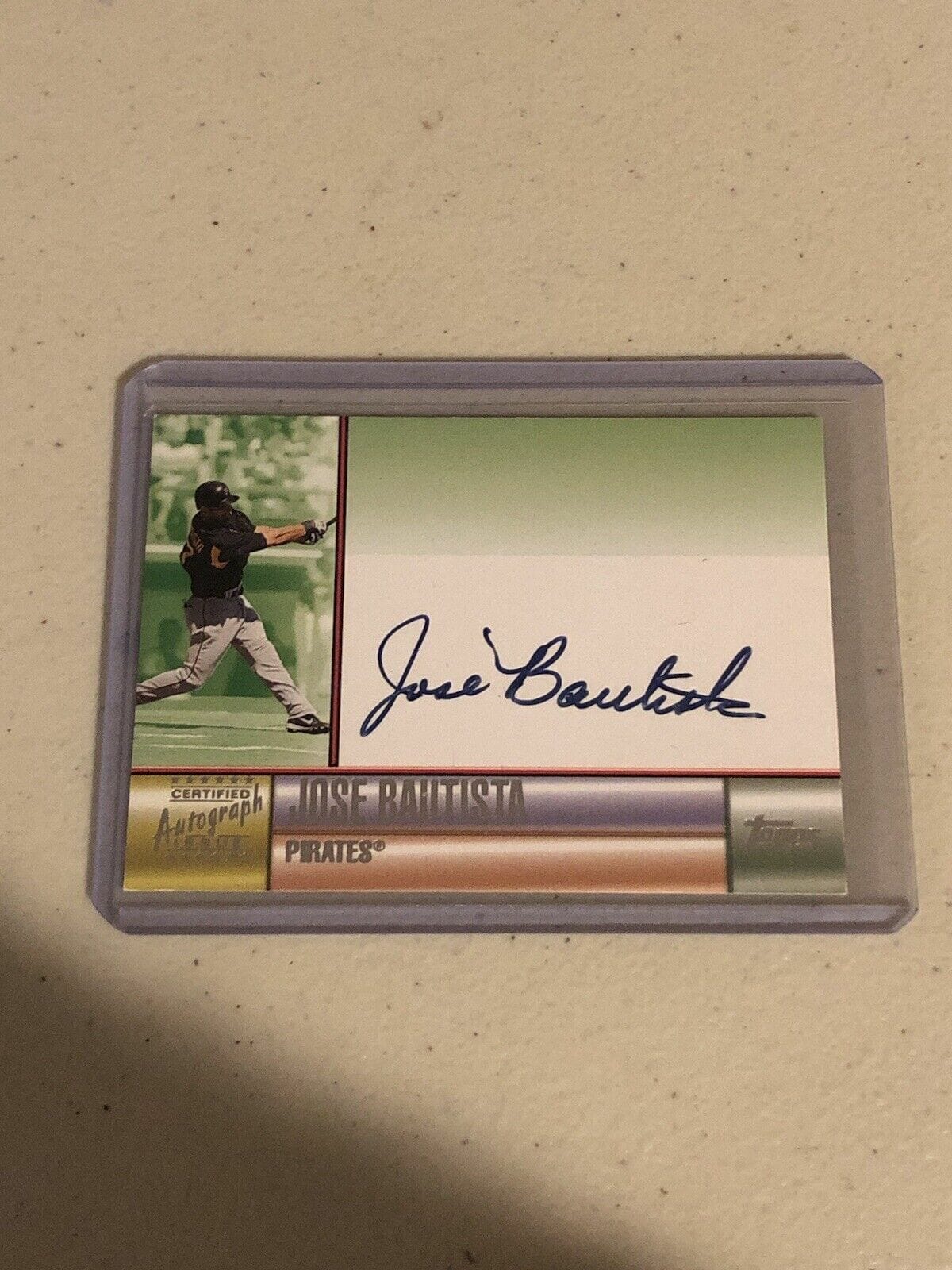 Jose Bautista Autographed Memorabilia