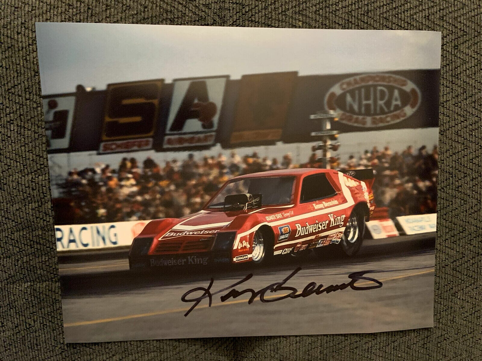 Kenny Bernstein Signed 8 X 10 Photo Nhra Top Fuel Autographed Legend ...