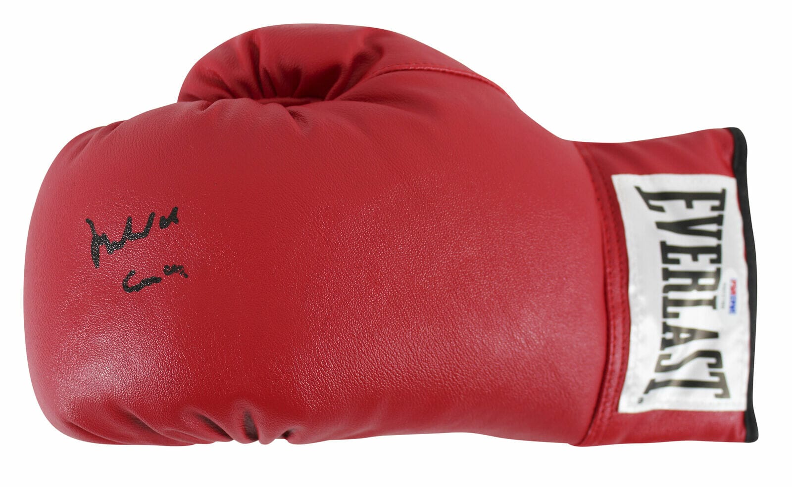 Muhammad Ali Cassius Clay Signed Red Everlast Boxing Glove Psa Itp