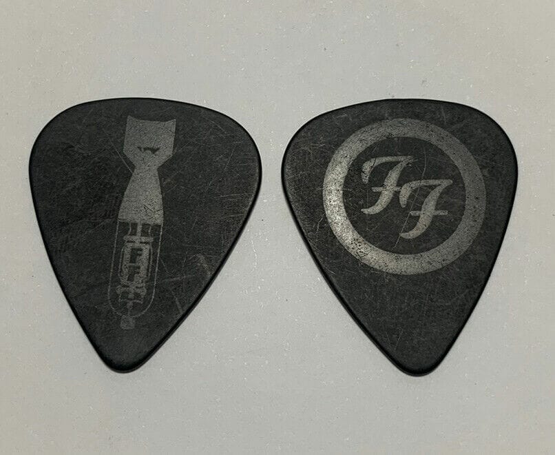 Dave Grohl Foo Fighters 2008 Echos Tour Black Bomb Guitar Pick Opens in ...