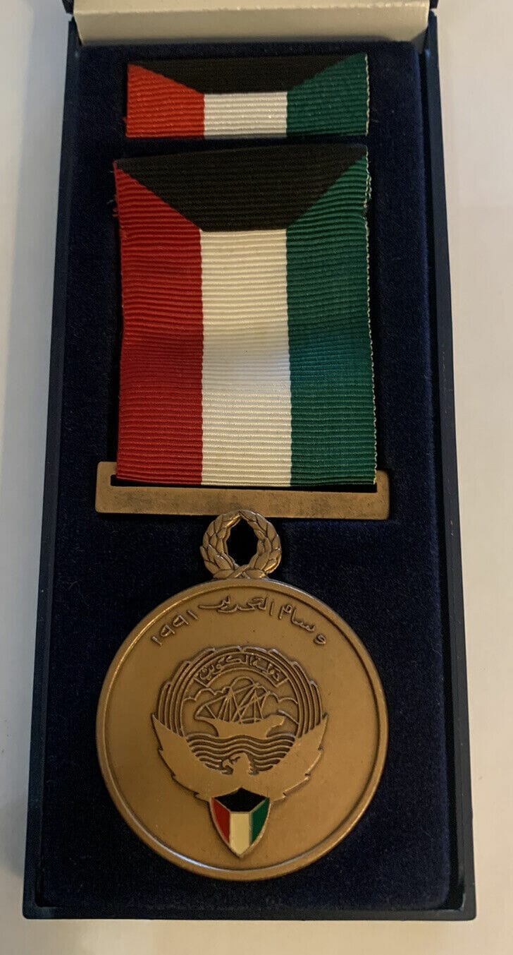 DESERT STORM MEDAL KINGDOM OF SAUDI ARABIA LIBERATION KUWAIT ...