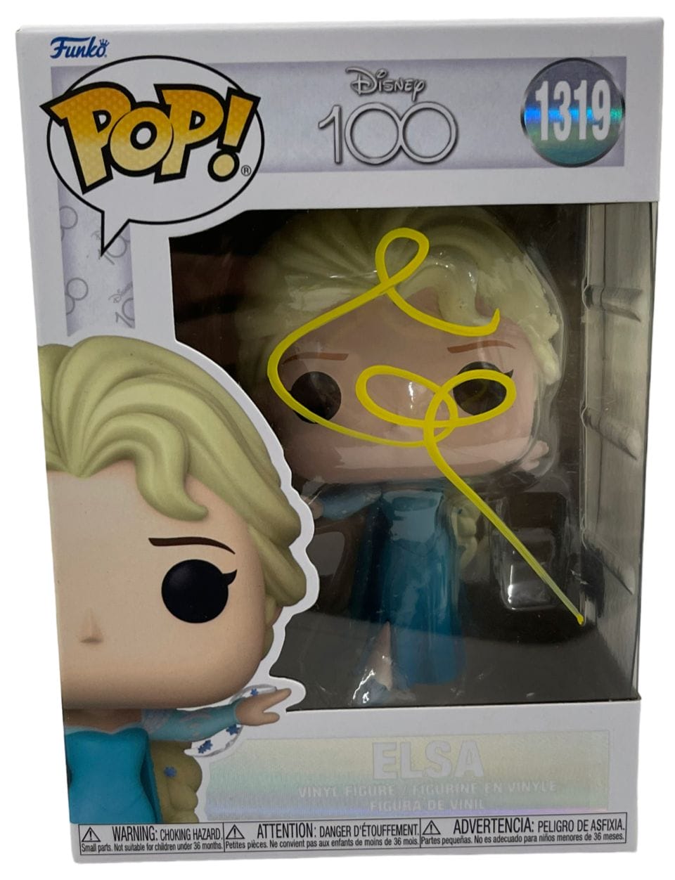 IDINA MENZEL SIGNED ELSA DISNEY 1319 FROZEN FUNKO AUTHENTIC AUTOGRAPH ...