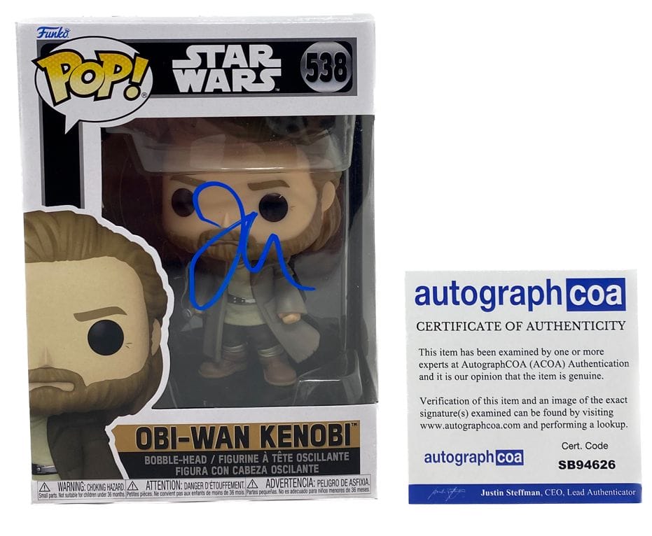 Obi wan Kenobi Funko pop 2024 signed