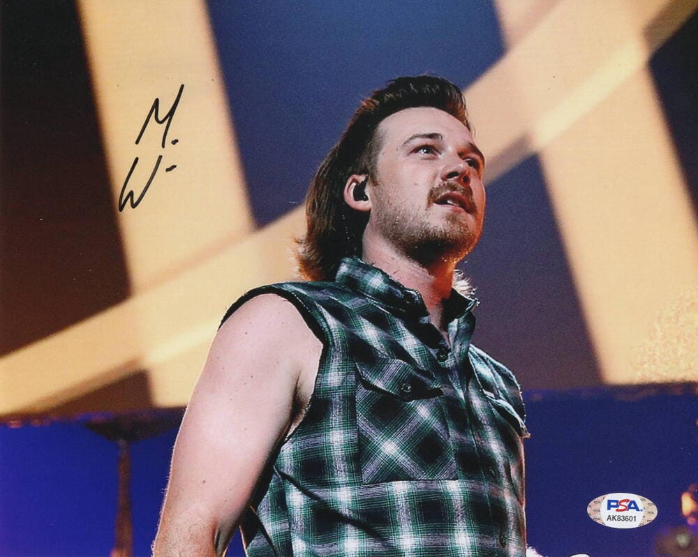 Morgan Wallen sale signed 8x10 photo