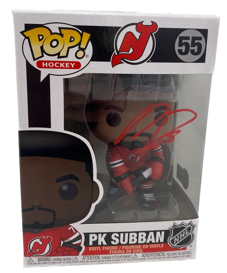 PK Subban Signed New Jersey Devils #55 PK Subban Funko Pop