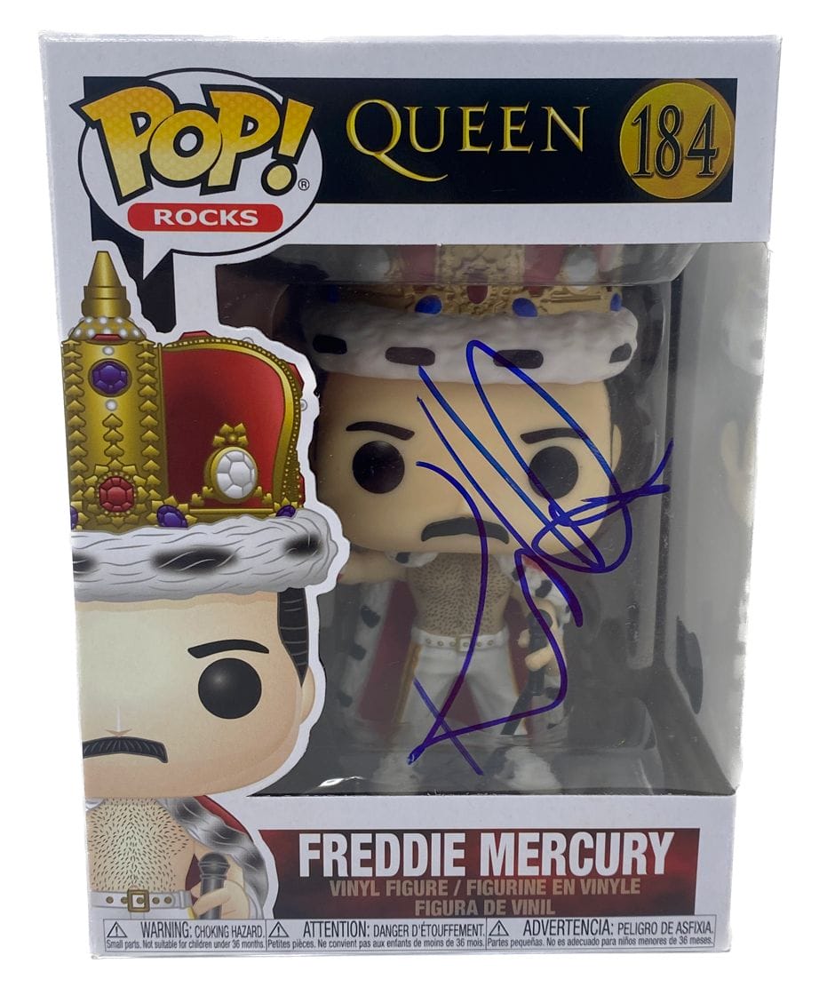 Rami Malek Signed Freddie Mercury Funko Pop Queen Bohemian Rhapsody ...