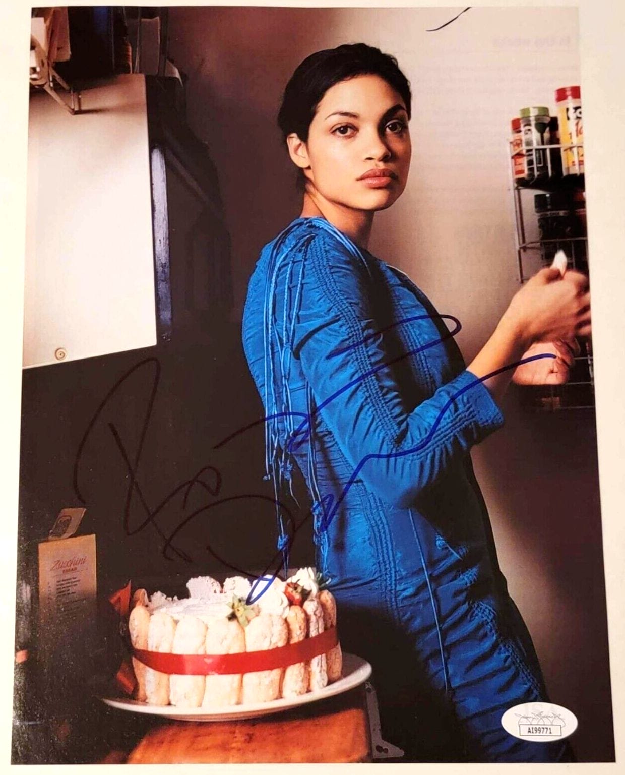 Rosario Dawson actress REAL hand SIGNED sexy magazine page JSA COA Opens in  a new window or tab | Autographia