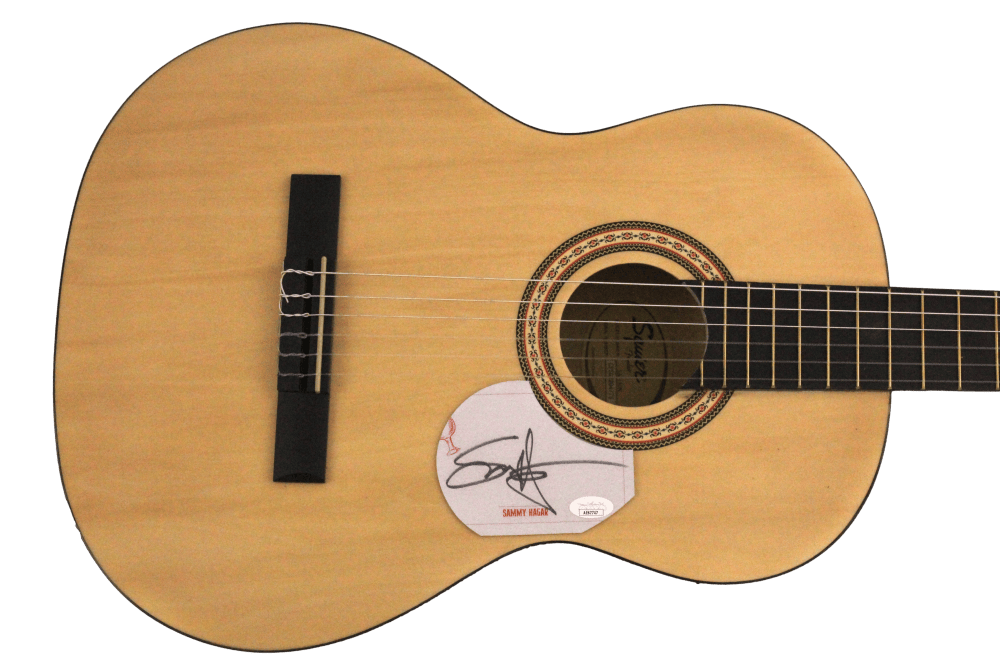 Sammy Hagar Van Halen Signed Autograph Fender Acoustic Guitar Rare w ...