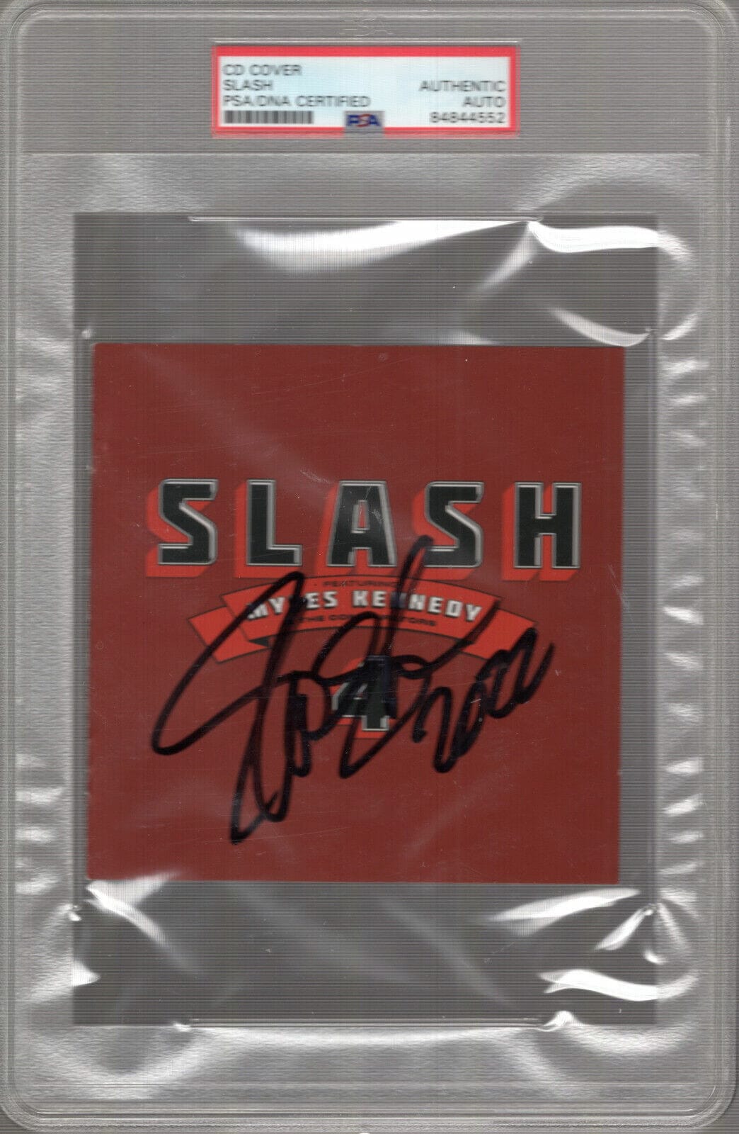 SLASH HAND SIGNED CD BOOKLET GUNS ROSES GUITARIST RARE PSA SLABBED SLASH HAND SIGNED CD BOOKLET GUNS ROSES GUITARIST RARE PSA SLABBED