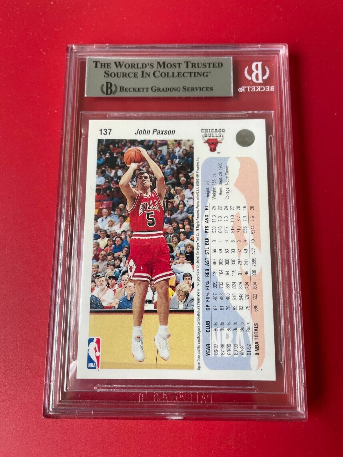 John Paxson Autographed Trading Cards, Signed John Paxson Inscripted  Trading Cards