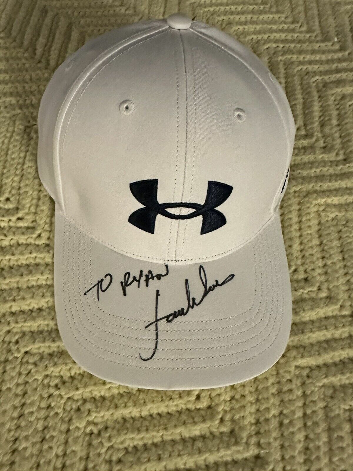 Jordan Spieth Signed New Under Armour Golf Hat Pga Tour
