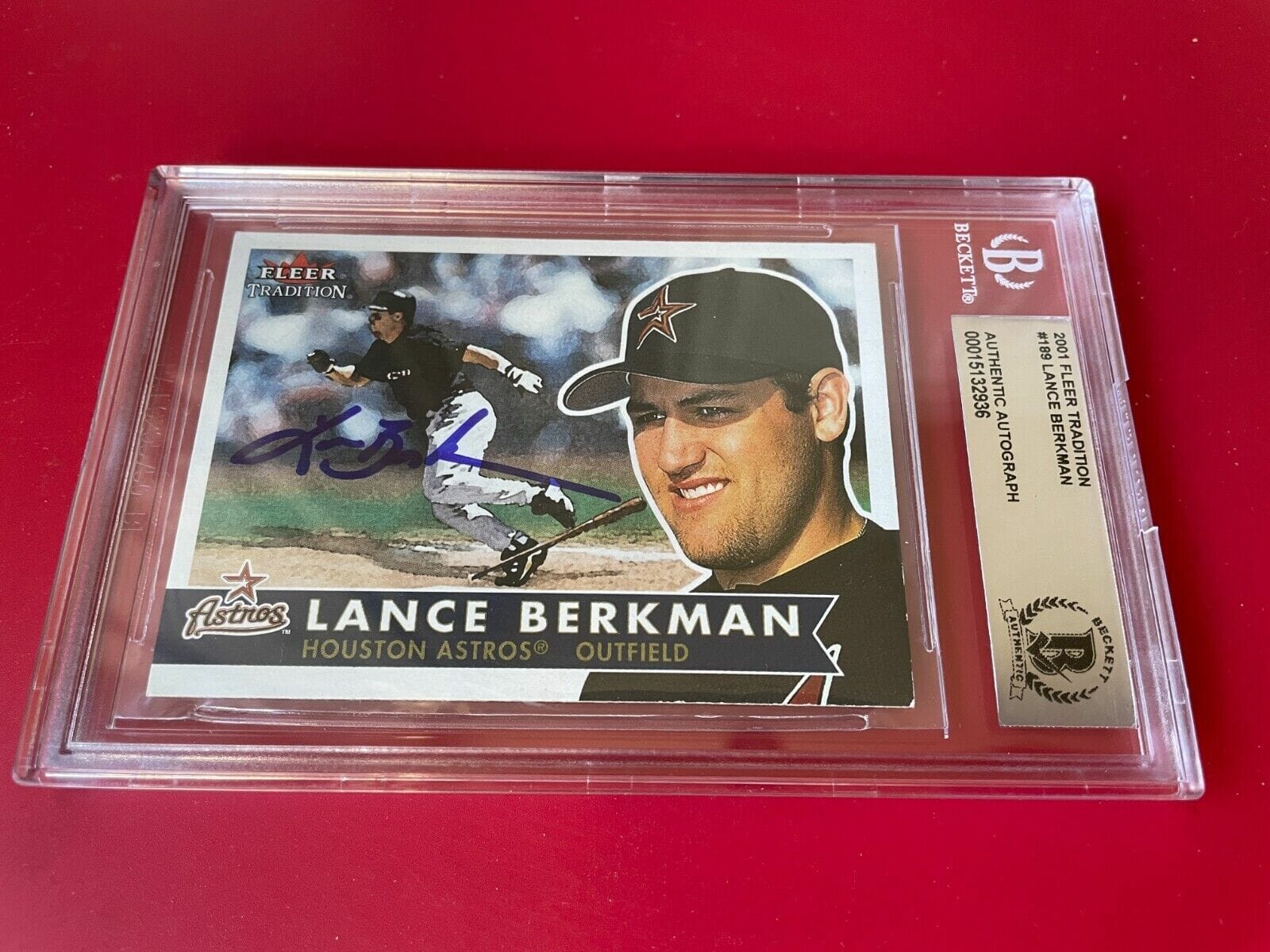 Lance Berkman Memorabilia, Autographed Lance Berkman Collectibles