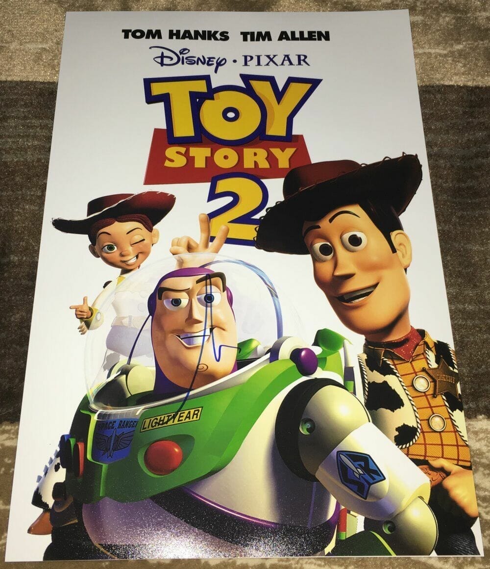 TIM ALLEN SIGNED AUTOGRAPH 12x18 TOY STORY 2 PHOTO POSTER w/EXACT PROOF ...