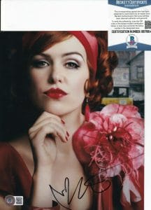 ISLA FISHER SIGNED (THE GREAT GATSBY) MOVIE MYRTLE 8X10 BECKETT BAS BD76814 COLLECTIBLE MEMORABILIA