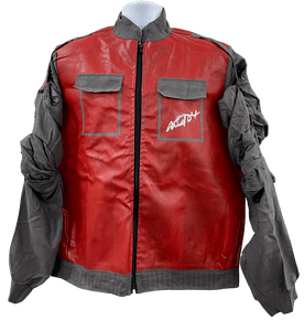 MICHAEL J FOX SIGNED BACK TO THE FUTURE JACKET AUTOGRAPH BECKETT WITNESS HOLO 21 COLLECTIBLE MEMORABILIA