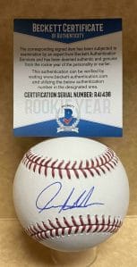 JALEN MILLER SAN FRANCISCO GIANTS ROOKIE YEAR SIGNED M.L. BASEBALL R41436 COLLECTIBLE MEMORABILIA