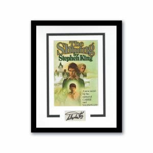 STEPHEN KING “THE SHINING” AUTOGRAPH SIGNED PHOTO CUSTOM FRAMED 11×14 DISPLAY COLLECTIBLE MEMORABILIA