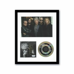 JON BON JOVI “2020” AUTOGRAPH SIGNED CD PHOTO CUSTOM FRAMED 11×14 DISPLAY B ACOA COLLECTIBLE MEMORABILIA
