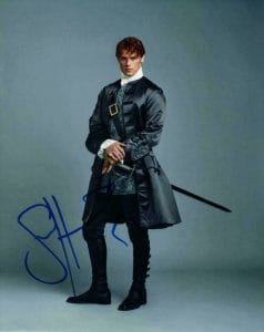 SAM HEUGHAN SIGNED AUTOGRAPH 8X10 PHOTO – SEXY JAMIE FRASER, OUTLANDER STUD DD COLLECTIBLE MEMORABILIA