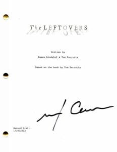 CHARLIE CARVER SIGNED AUTOGRAPH THE LEFTOVER FULL PILOT SCRIPT – THE BATMAN RARE COLLECTIBLE MEMORABILIA