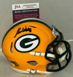 OPENS IN NEW WINDOW OR TAB
RON WOLF SIGNED GREEN BAY PACKERS SPEED MINI HELMET AUTOGRAPHED HOF JSA COLLECTIBLE MEMORABILIA