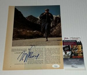 GERRY COONEY SIGNED BOXING MAGAZINE PAGE AUTOGRAPHED 3 JSA
 COLLECTIBLE MEMORABILIA